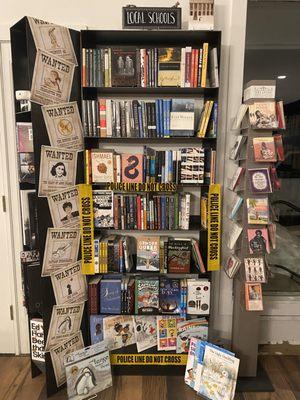 We support our local schools AND sell a lot of Banned Books!