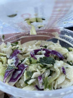 Just the right amount of spice. It is the best slaw I've tried thus far.