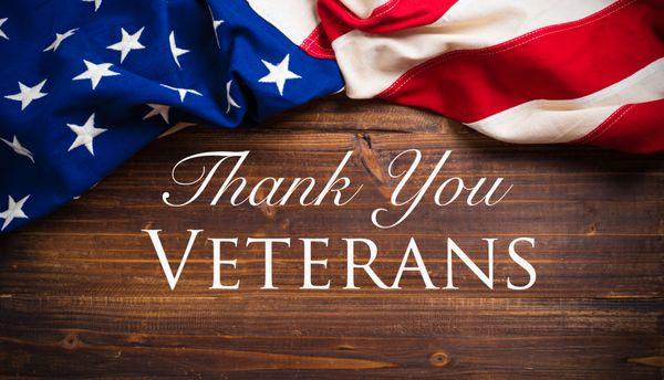 We Proudly provide our services to our Veterans