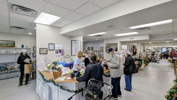 Inside home good store