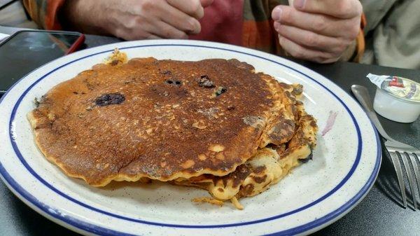 Blueberry pancakes
