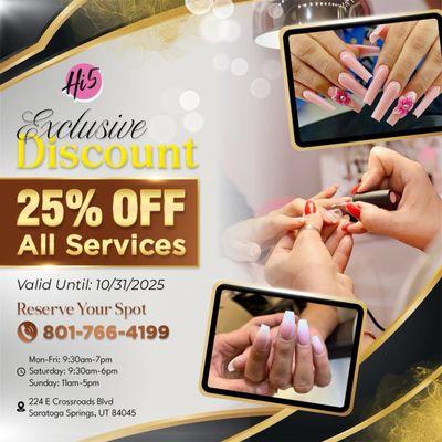 Hi5 Nails & Spa