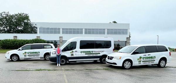 O'Connell's Transport Van Fleet