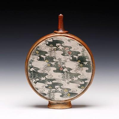 Bottle by John Bedding (St. Ives, Cornwall, UK) - See more Patterns here: http://bit.ly/1SzUUHq