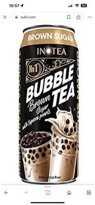 Bubble tea brown sugar
