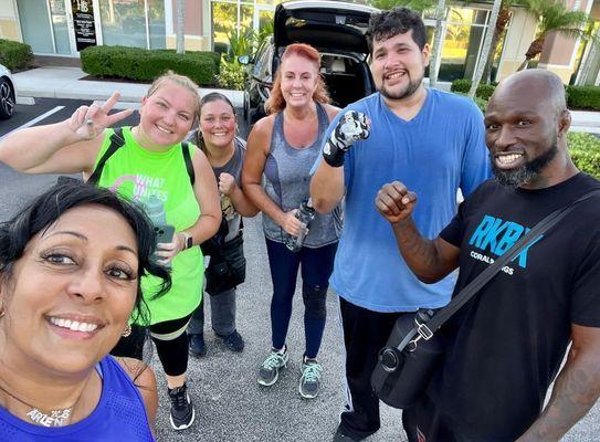 Rockbox parking lot workout