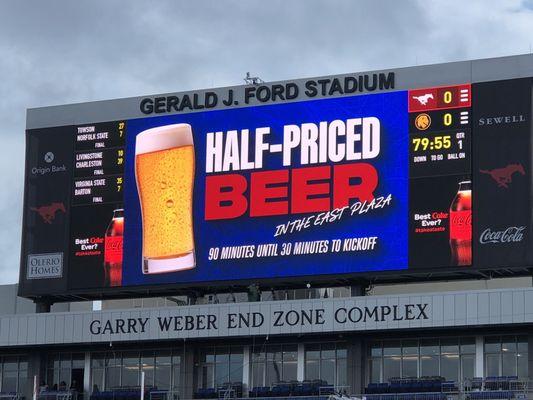 Gerald J Ford Stadium