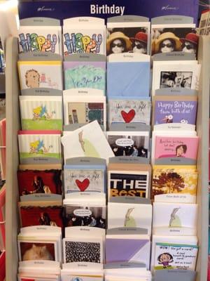 They have birthday card for sale