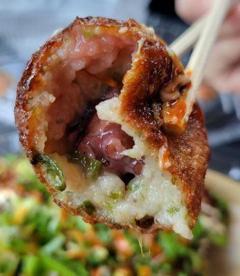 Spicy Scallion & Sriracha - Baby octopus inside