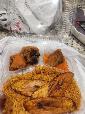Mixed meat and Jollof - where is the rest of the meat???