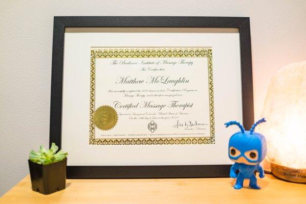 Always good to know you're in good hands - pun intended?