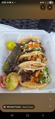 Tacos de asada