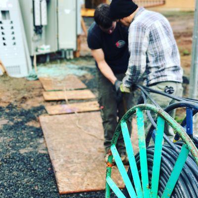 500' Parallel feeds for 200Amp 480V Sub panel