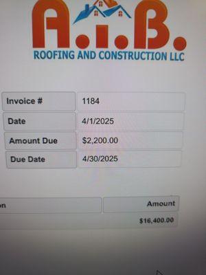 A.I.B. Roofing and Construction LLC