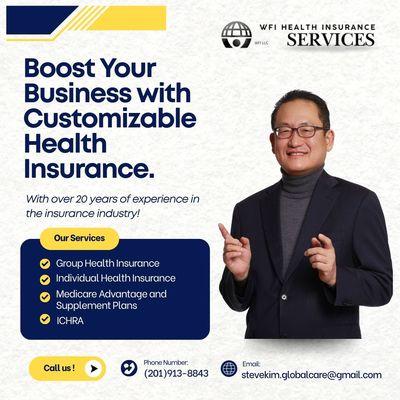 Boost your business with customizable health Insurance!