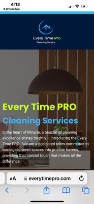 Every Time Pro Cleaning Service