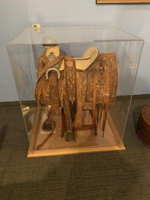 Saddle was gift in 1959