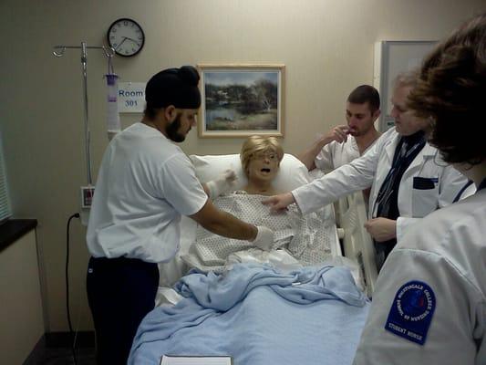 Lab training was always a personal experience between you and your instructor.