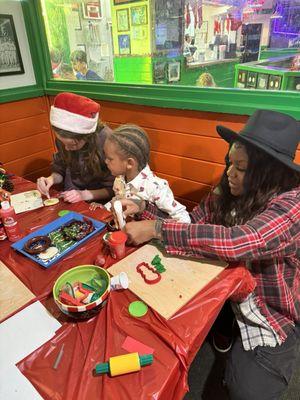 Christmas party with school friends & family