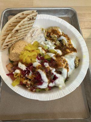 Curry chicken bowl at Bowls N Go 8th St