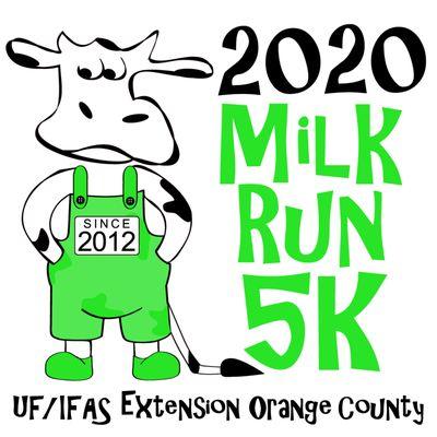 The 2020 Milk Run/Walk Family 5K is an annual "off road" 5K race put on by UF/IFAS Extension Orange County.