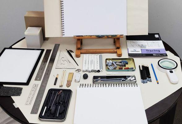 Want to learn how to draw? Start your journey at Acorn Head Studio. Basic materials are provided during private lessons and classes