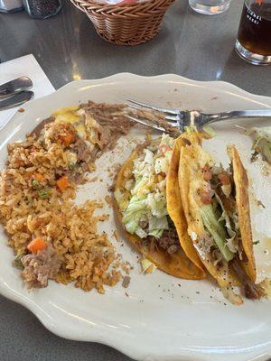 crispy tacos de desabrada