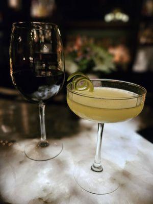 Key Lime martini.. prepared specially..off menu.. yumm