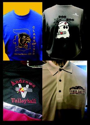 4 color and 2 color Screen Printing and 2 Embroidery Jacket and polo Shirt