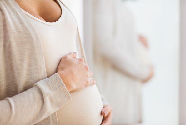 Pregnant woman considering adoption