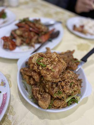 Salt and pepper pork chops