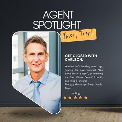 Terrill Carlson, Agent Spotlight!