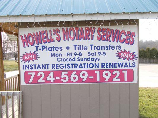 Howell's Notary Services