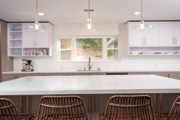 Things from my wish list, Giant island, big window, open shelving