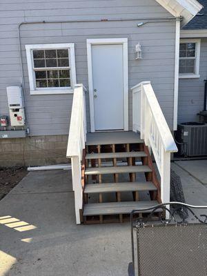 Garage stairs