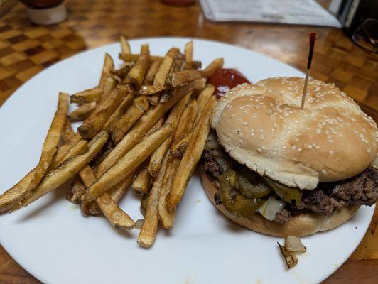 Jalapeno burger
