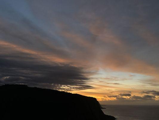 Waipio sunset