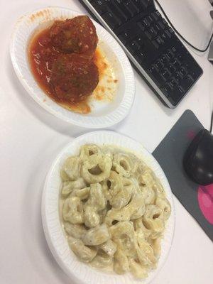 $10 for 2 meatballs & side of pasta!