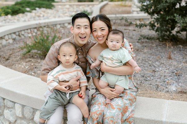 Dr. Lee, Dr. Kim, and their little ones!