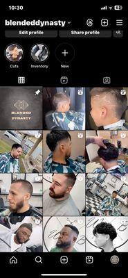 Blendeddynasty on instagram check out my work dm for appointments.