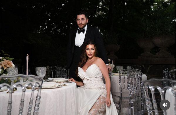 ADUR chairs in clear for a wedding ceremony at the Historic Swan House in Atlanta GA