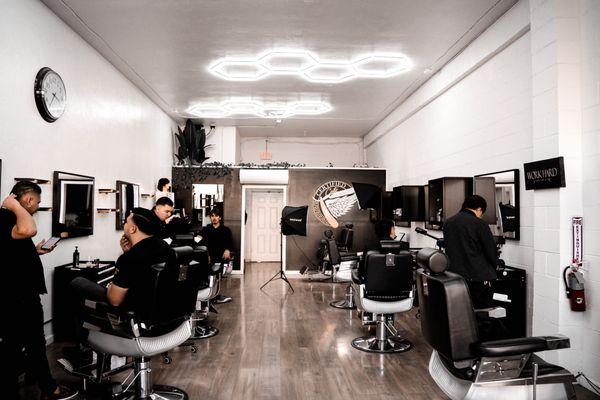 We take pride in having a clean barbershop!