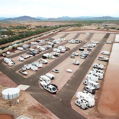 "Overlooking Parking Spaces"