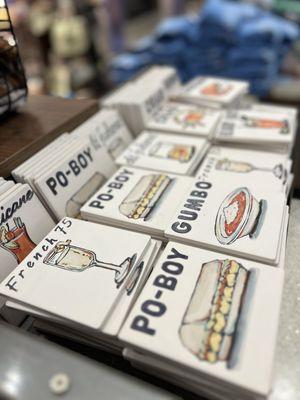 Cute drink coasters.