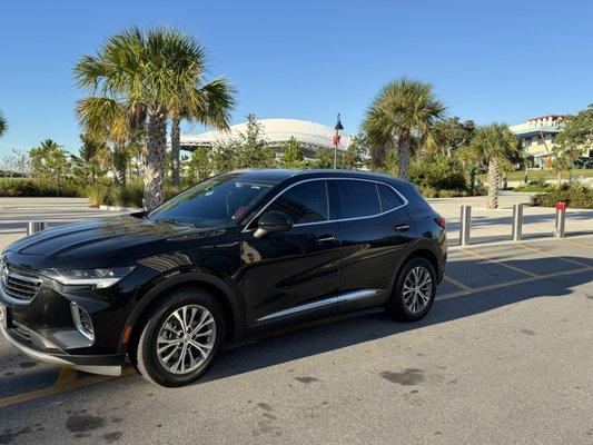 Front windshield and side windows tinted. Second time using orange tent, great company, friendly stab Kendra is amazing.