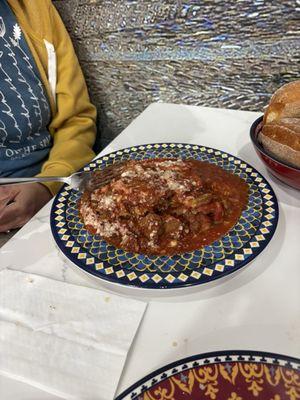 Egg plant parmigiana platter