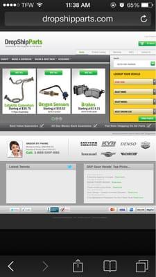 Easy to use website.