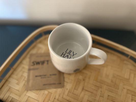 Gorgeous lil' coffee station featuring SWIFT craft instant