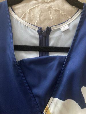 Just wanted an extra piece added in the middle. Crooked, bunched up...horrible job!