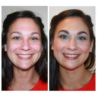 Full Face Makeup Application